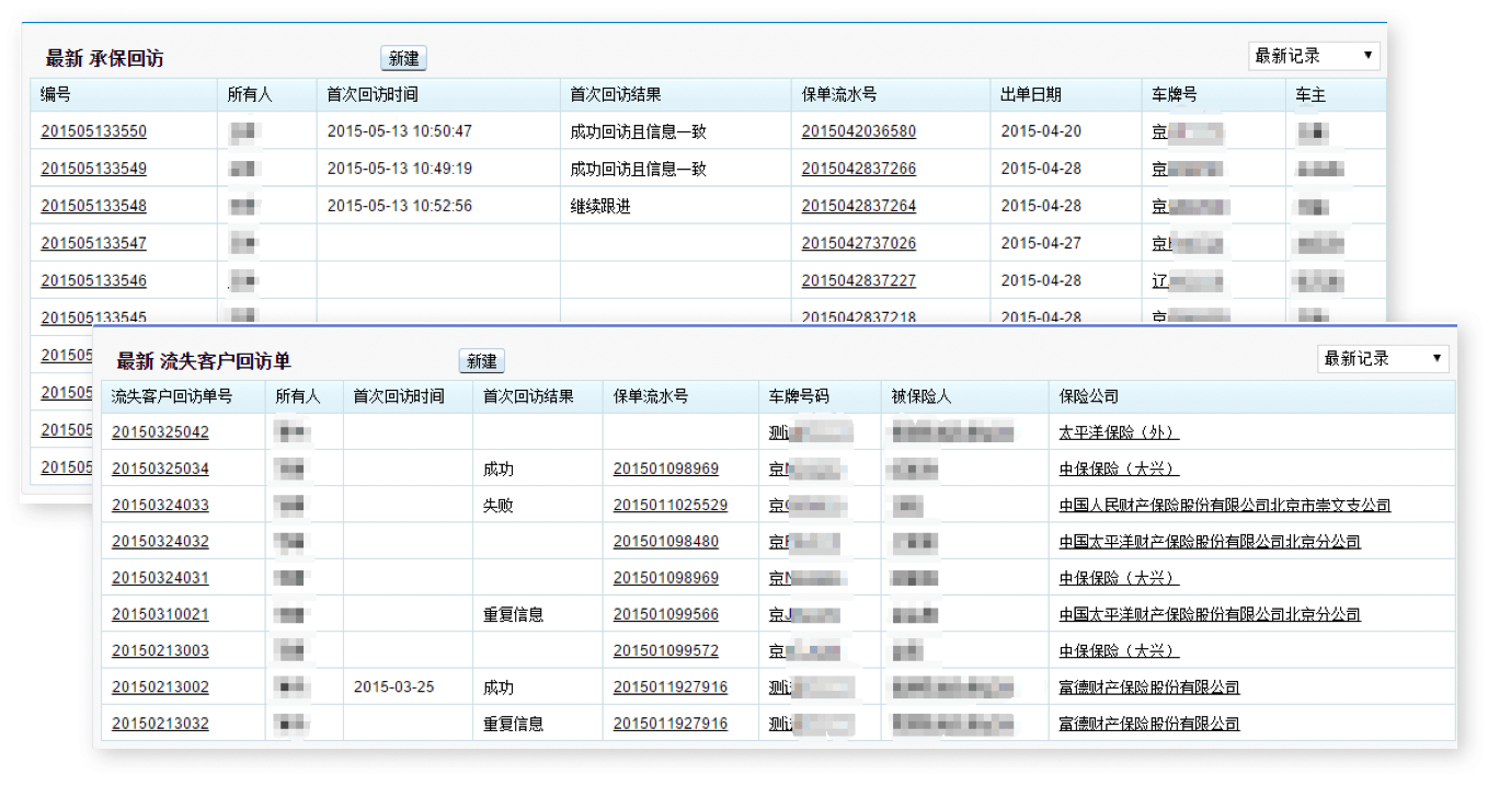 保险｜金融行业CRM解决方案示意图